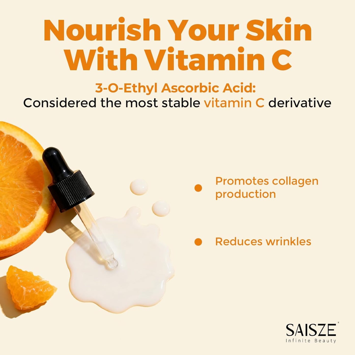 Skiennix Vitamin C Serum - Anti-Aging Facial Serum for Dark Spots | 60ml Hydrating Formula