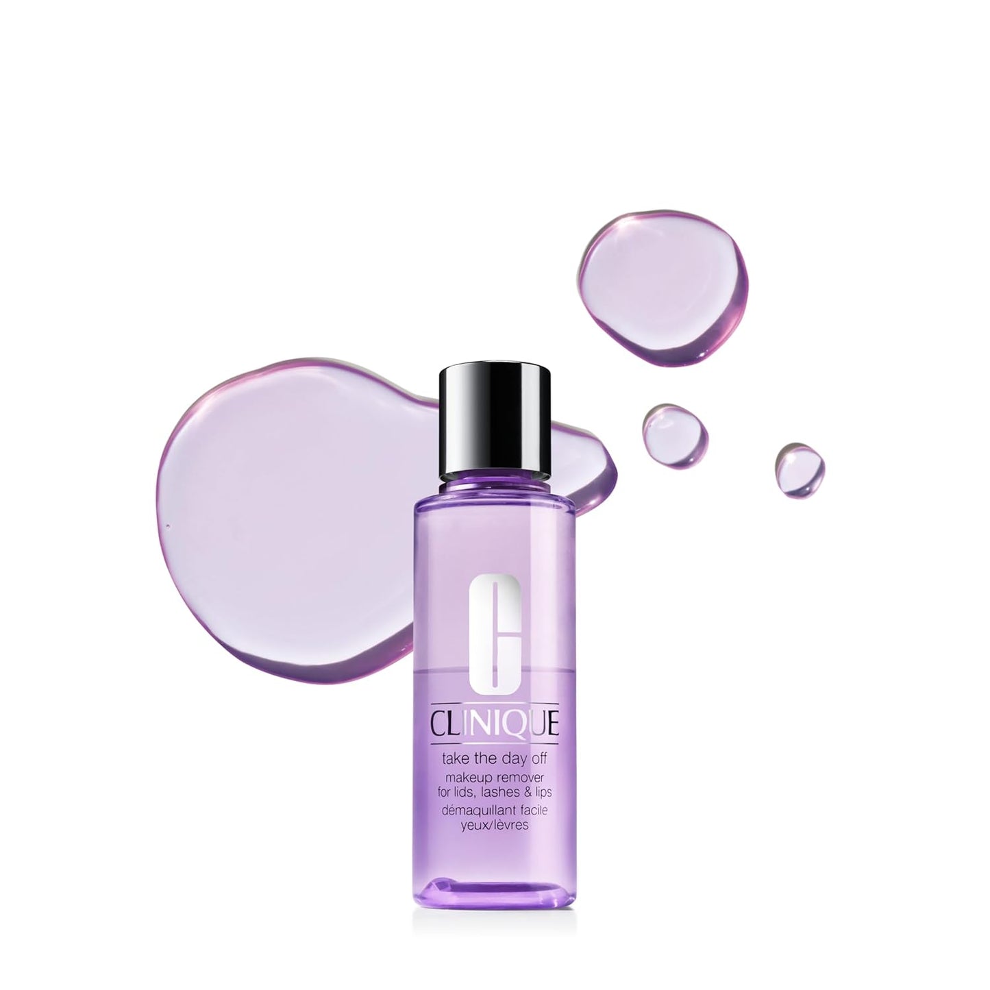 Clinique Take The Day Off Makeup Remover - Oil-Free, Non-Irritating Formula | For Lids, Lashes & Lips