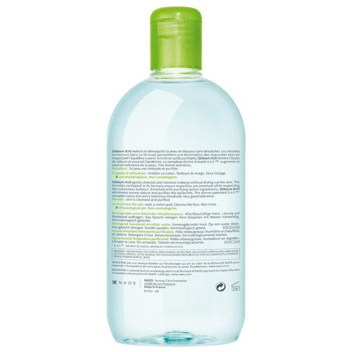 Bioderma - Sébium H2O Micellar Water - Gentle Facial Cleanser & Makeup Remover for Oily Skin