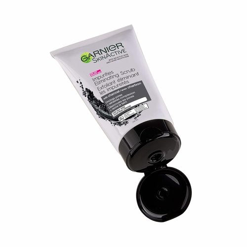 Garnier SkinActive Charcoal Scrub - Blackhead Eliminating Formula | 5 Fl Oz (150mL)