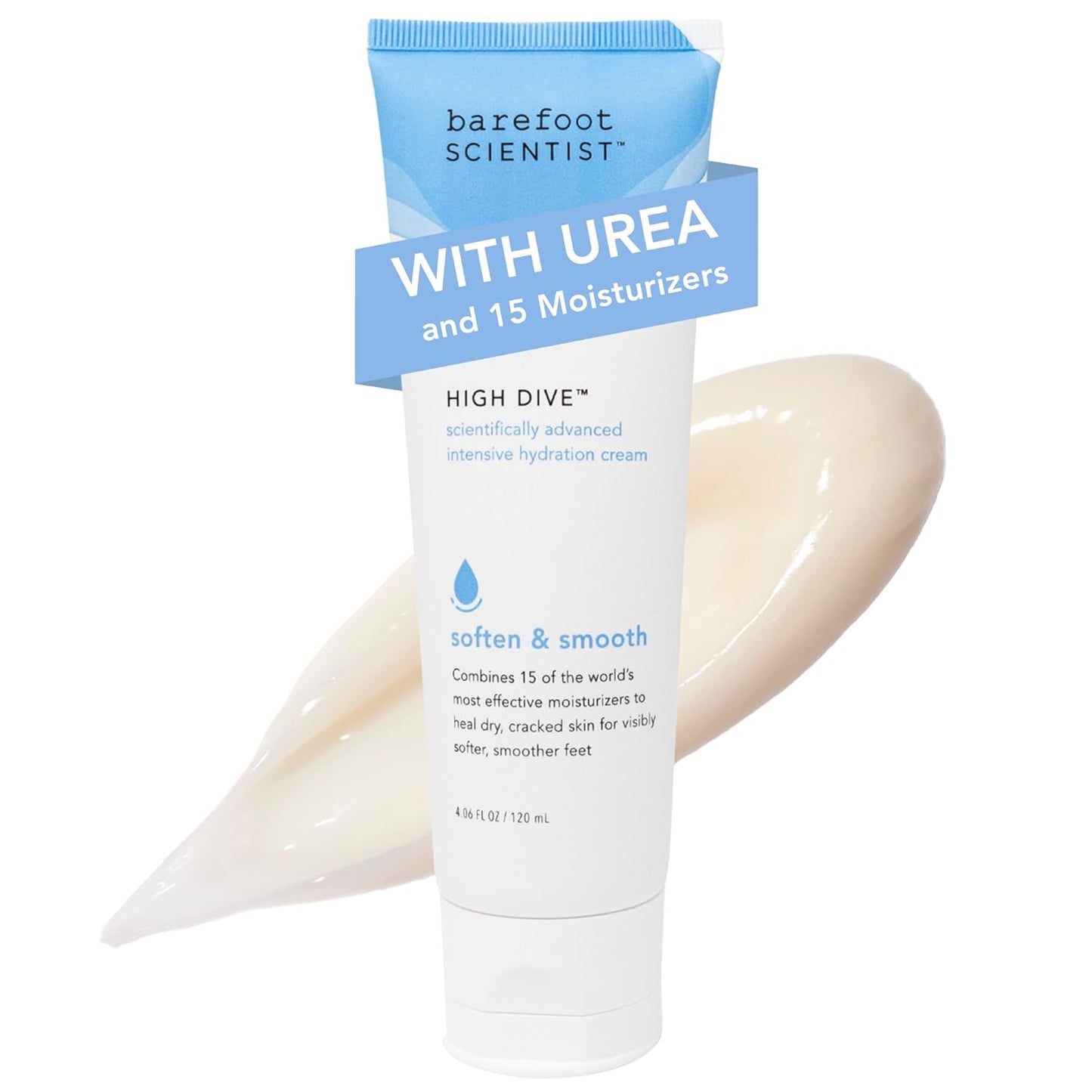 Barefoot Scientist High Dive Foot Therapy Cream - Intensive Hydration for Dry Feet & Cracked Heels