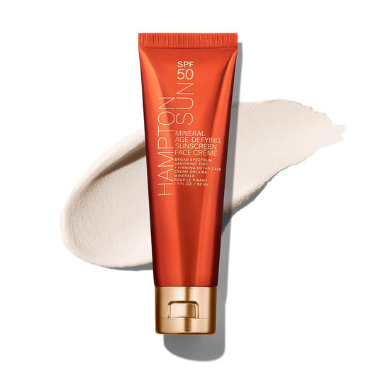 Hampton Sun Age Defying SPF 50 Mineral Sunscreen for Face - 1.7 Fl Oz | Broad Spectrum Protection