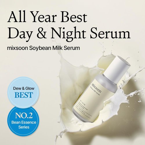 Mixsoon Soybean Milk Serum - Hydrating Face Milk Moisturizer for Smooth, Firm Skin | 50ml / 1.69 fl. oz.