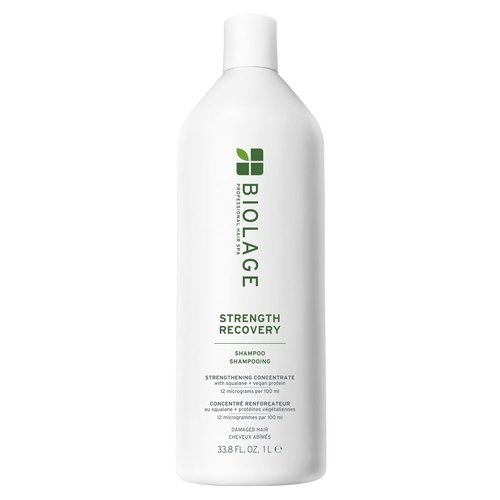 Biolage Strength Recovery Shampoo - Instantly Strengthens & Moisturizes Damaged Hair | With Olive Squalane & Vegan Proteins
