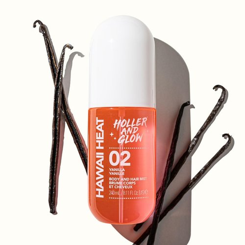 Bundle of Holler And Glow Body & Hair Mist, Body Spray For Women, Hair Perfume, Long Lasting Fragrance, Floral, Tropical, Vanilla, Warm & Sweet Fragrance Notes, 8.11 Fl Oz, 3 Pack Variety