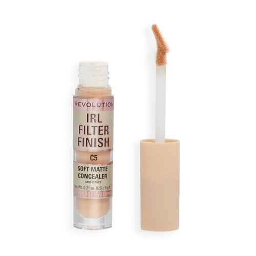 Revolution Concealer - Full Coverage, Oil-Free & Lightweight Formula with Hyaluronic Acid | C5, 0.21 oz