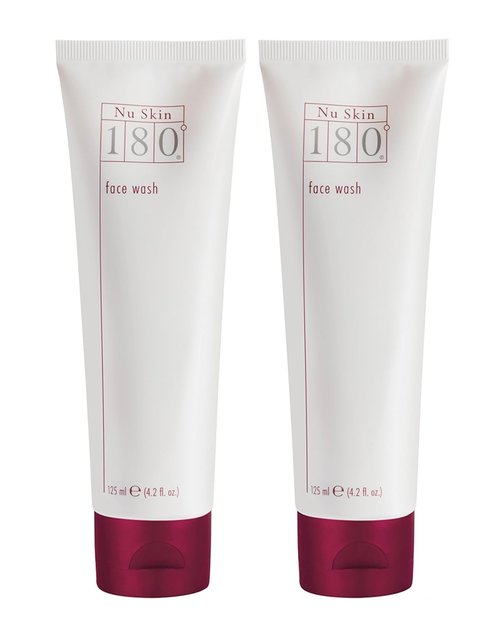 Nu Skin 180°® Face Wash - Hydrating Vitamin C Cleanser with Antioxidants | 4.2 fl. oz. | 2 Pack for Radiant Skin