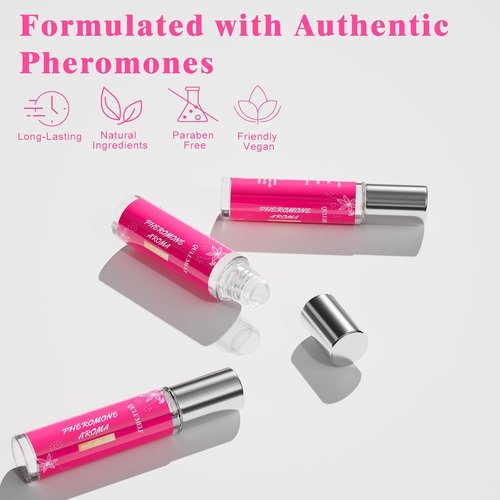 QULUMELF Pheromone Perfume for Women - Long Lasting Fruity Fragrance in Portable Roller Ball Design