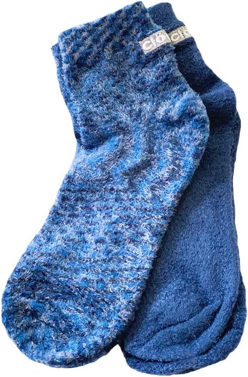 Cloudz - Dreamy Blue Aloe Vera Spa Socks - 2 Pairs of Soft Plush Comfort | Assorted Patterns