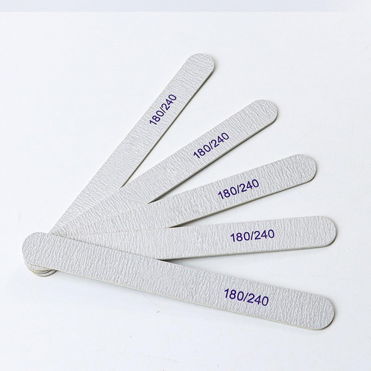 Skiennix Nail File Set - 20 Professional Double-Sided 180/240 Grit Manicure Tools