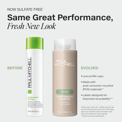 Paul Mitchell Super Skinny Duo Set - Smooth & Soften Hair | 33.8 Fl Oz Bottles
