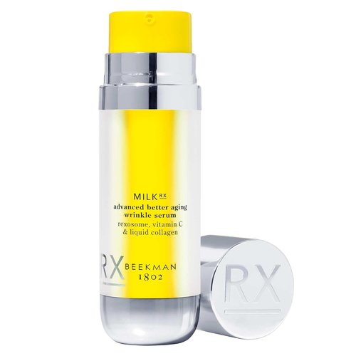 Beekman 1802 Milk RX Advanced Anti-Aging Wrinkle Serum - Collagen & Vitamin C with Peptides & Goat Milk Exosomes