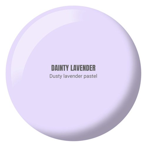 DND Gel Polish Set - Coquette Collection | UV/LED Gel & Air Dry Nail Lacquer Duo - 103 Dainty Lavender, 0.5 Fl Oz