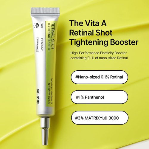 Celimax The Vita A Retinal Shot Tightening Booster - 0.1% Retinal & 3% Matryxyl for Anti-Aging | 15ml