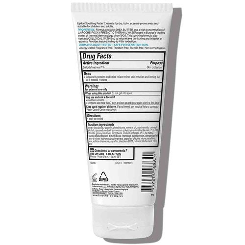 La Roche-Posay Lipikar Eczema Cream - Soothing Relief Lotion for Sensitive Skin | Moisturizer with Colloidal Oatmeal
