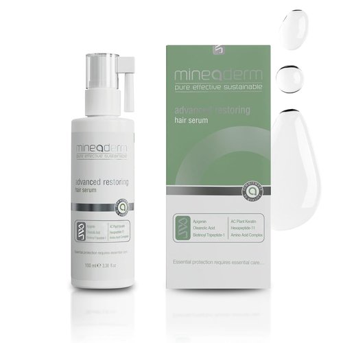 Mineaderm Advanced Restoring Hair Serum - Strengthening Scalp-Nourishing Formula with Procapil & Keratin | 3.38 fl oz