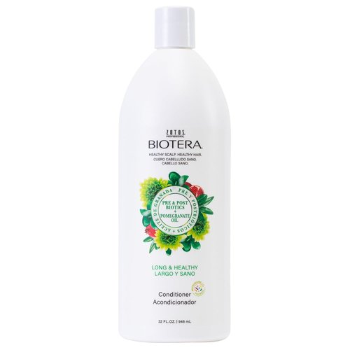 Biotera Long & Healthy Strengthening Conditioner - Strengthens Long Hair | Microbiome Friendly, Vegan, Paraben Free