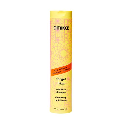 Amika Forget Frizz Anti-Frizz Shampoo - Smoothing Formula with Humidity Protection, 72-Hour Control