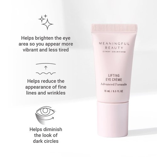 Meaningful Beauty Lifting Eye Crème - Advanced Formula for Youthful Skin | 0.5 oz