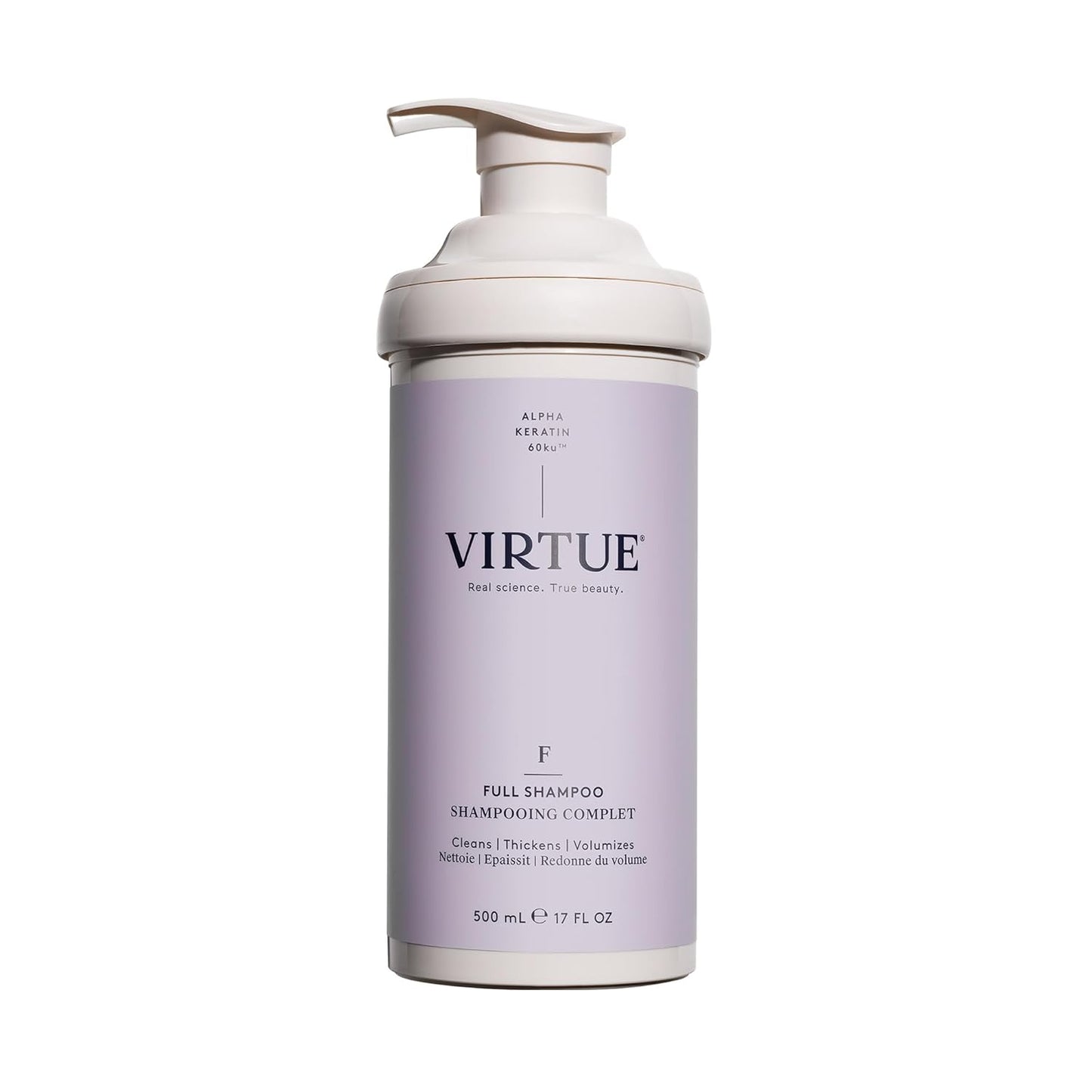 Virtue Full Volumizing Shampoo - Sulfate Free Formula for Thick, Color-Safe Hair Care