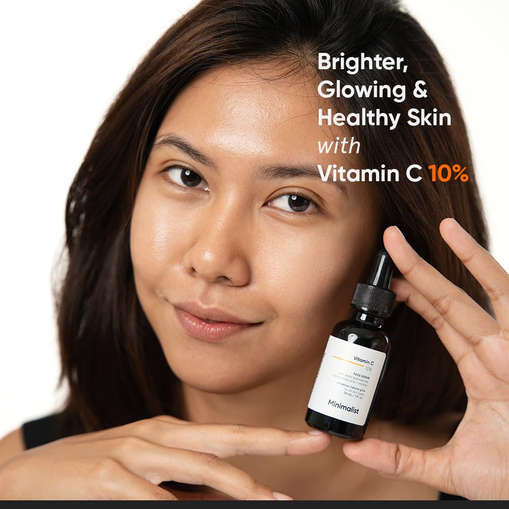 Skiennix 10% Vitamin C Serum - Brightening & Hydrating Formula for All Skin Types | 1 Fl Oz / 30 ml