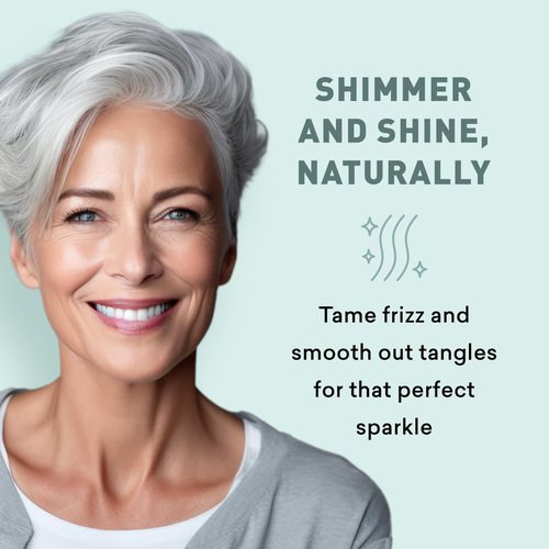 Just Nutritive Gray Hair Conditioner | Gray Hair Treatment | Just Natural Hair Care | Natural Conditioner 16 Oz.