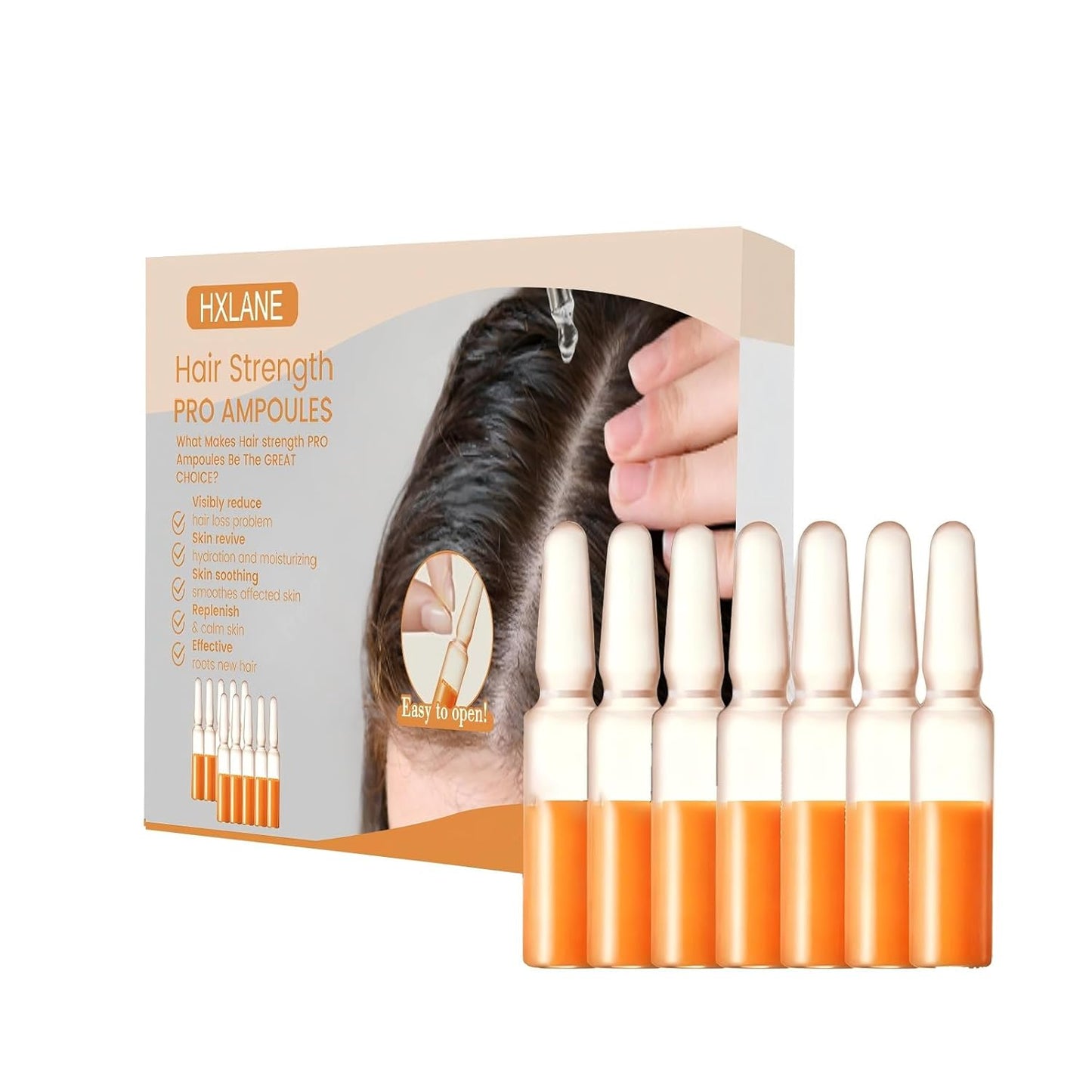 Skiennix Hair Ampoule Treatment Serum - Strengthening Nourishing Concentrate for Thinning Hair | 7 Count