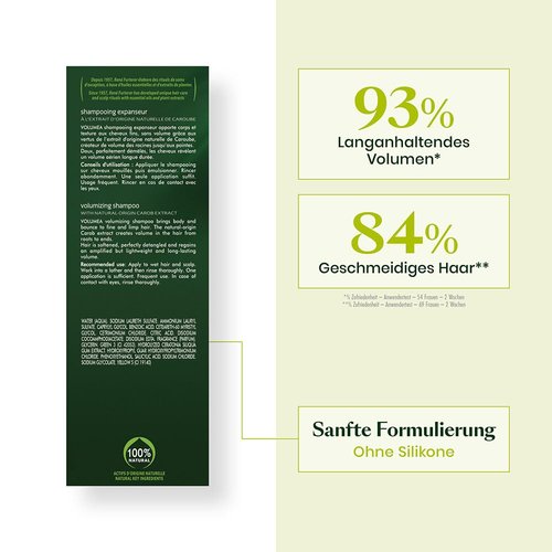 Rene Furterer VOLUMEA Volumizing Shampoo - Thickens & Adds Volume to Fine Hair - SLS Free Formula