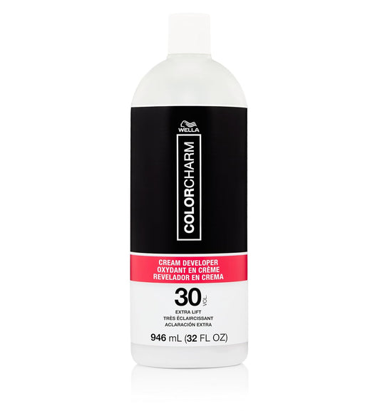 COLORCHARM Cream Hair Color Developer - Activates Color, Highlights, and Covers Gray | Vegan | Multiple Sizes Available