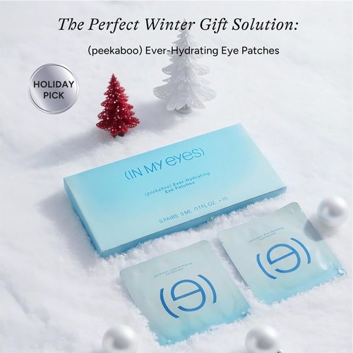 In My Eyes Hydrating Under Eye Patches - Hyaluronic Acid Hydrogel Masks for Dark Circles & Puffiness | 5 Pairs