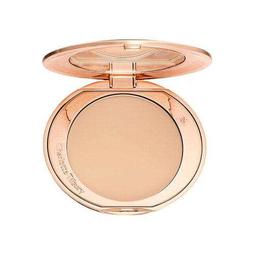 Charlotte Tilbury Airbrush Flawless Finish Setting Powder - Pore-Blurring Formula for Shine Control | Soft-Focus Effect