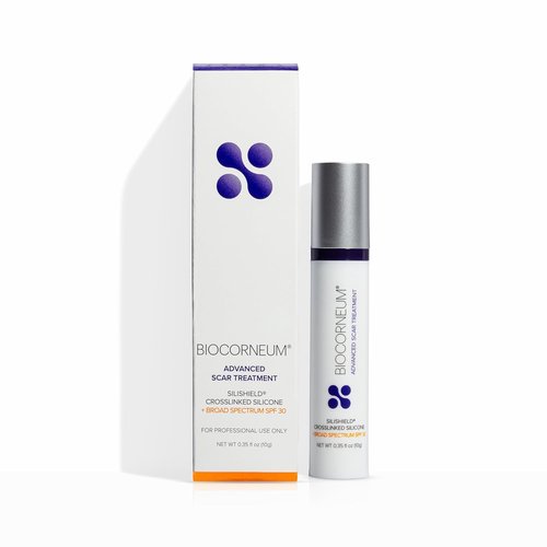Biocorneum Advanced Scar Treatment with Silishield® & SPF 30 10g – Medical Grade Silicone Gel to Support Healing of Surgical Scars and Marks – Fast Drying, Made in USA – Safe for Ages 6+ Months