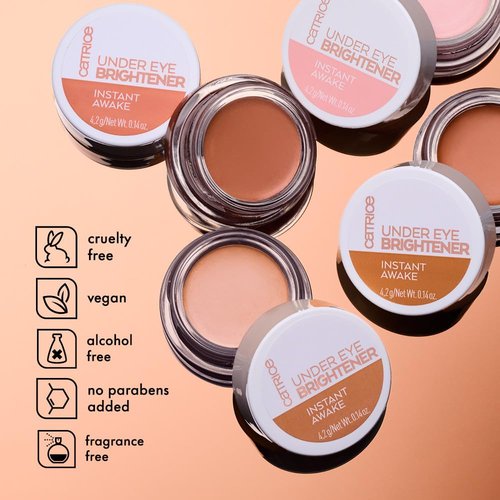 Catrice Under Eye Brightener - Conceal Dark Circles with Hyaluronic Acid & Shea Butter | Vegan & Paraben Free (Light Rose)