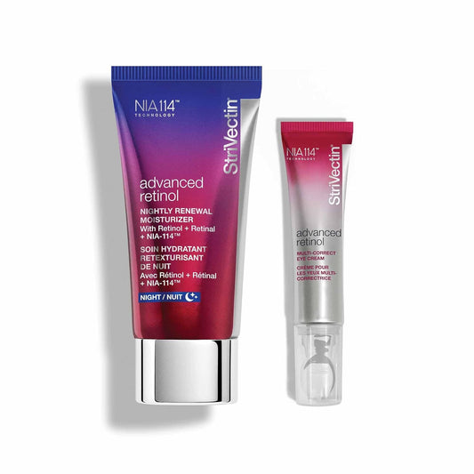 StriVectin Advanced Retinol Discovery Kit - Night Moisturizer & Eye Cream for Wrinkles | 2-Piece Set