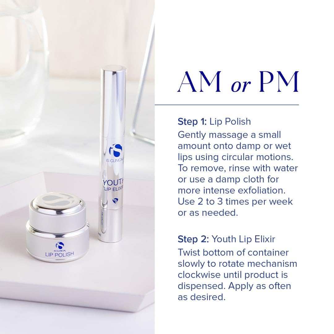 iS Clinical Lip Duo - Hydrating Lip Treatment Set for Soft, Plump Lips | Perfect Gift Idea