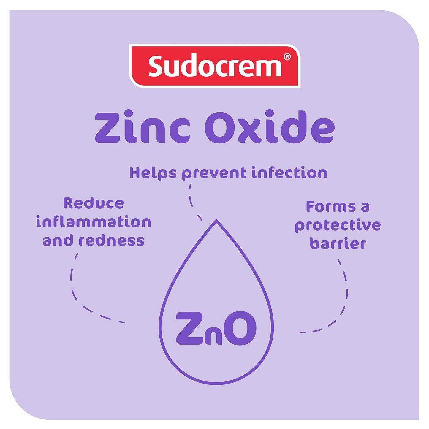 Sudocrem Diaper Rash Cream - Triple Action Soothing & Protective Paste with 15.29% Zinc Oxide | 14oz (400g)