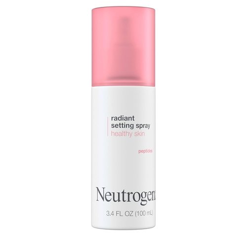 Neutrogena Healthy Skin Radiant Setting Spray - Long-Lasting Hydrating Face Mist with Antioxidants & Peptides, 3.4 fl. Oz