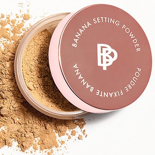 Bellapierre XL Banana Setting Powder - Color-Correcting Matte Finish, Lightweight Talc-Free Formula - Tan, 1 oz