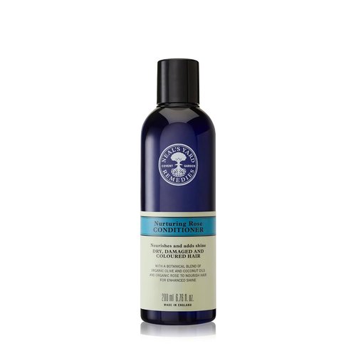 Neal's Yard Rose Conditioner - Replenish Dry & Damaged Hair with Olive & Coconut Oils | Vegan & Cruelty-Free, 200mL