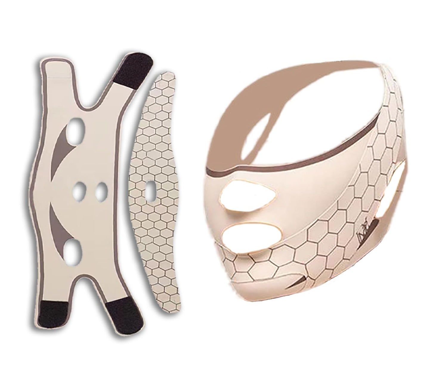 V-Line Lifting Chinstrap,Reusable V Line Lifting Mask with Chin Strap,Chin strap 23-27 Inches (Mickey color)