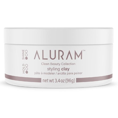 ALURAM Hair Styling Clay - Soft Satin Finish for All Hair Types | Clean Beauty, 3.4 Fl Oz