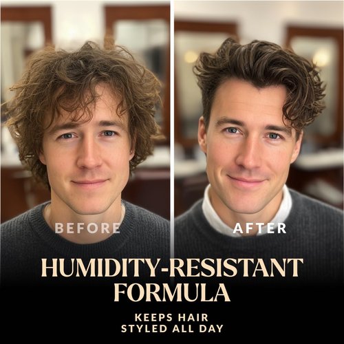 Charlemagne Sea Salt Spray for Men - Firm Hold, 6.76 fl oz/200ml, Pack of 1, Mediterranean Breeze - Sea Salt Hair Spray for Texture, Volume & Hold - Matte Finish Beachy Hair for Men & Women