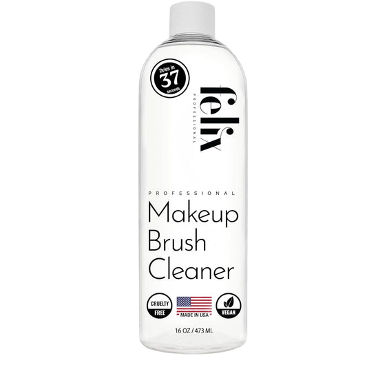 Skiennix Makeup Brush Cleaner - Rinse-Free Deep Clean & Quick Dry - 16 fl oz for Natural & Synthetic Brushes