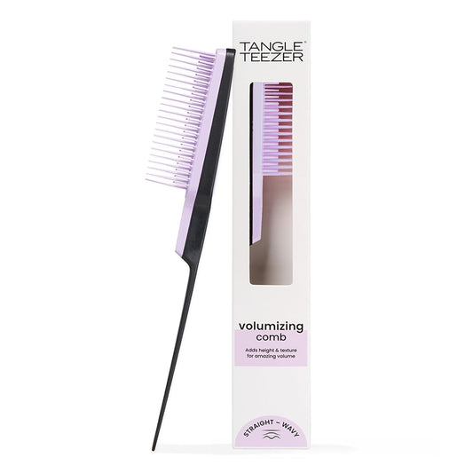 Tangle Teezer Ultimate Volumizer Comb - Two-Tiered Teasing Comb for Volume & Texture | Lilac & Black