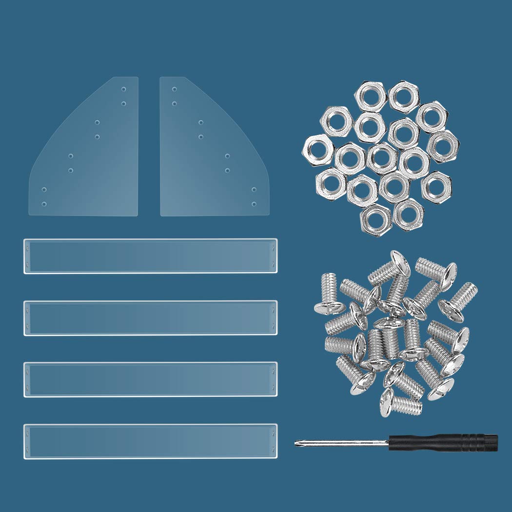 KINGROW Acrylic Nail Polish Organizer 48 Bottles of 4 Layers Display Rack Storage Essential Oils Rack Holder Jewelry Makeup Organizer