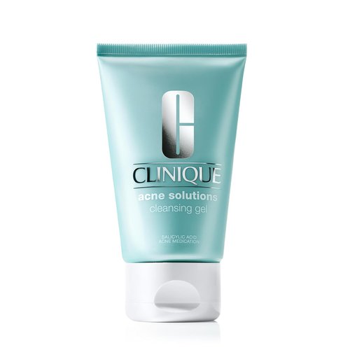 Clinique Acne Solutions Cleansing Gel - Oil Control with 2% Salicylic Acid for Acne-Prone Skin | 4.2 Fl Oz