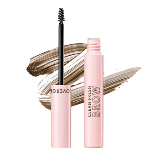 CoverGirl Clean Fresh Brow Gel - Long-Lasting, Vegan Formula for Natural-Looking Brows | 500 Medium Brown, 0.18oz