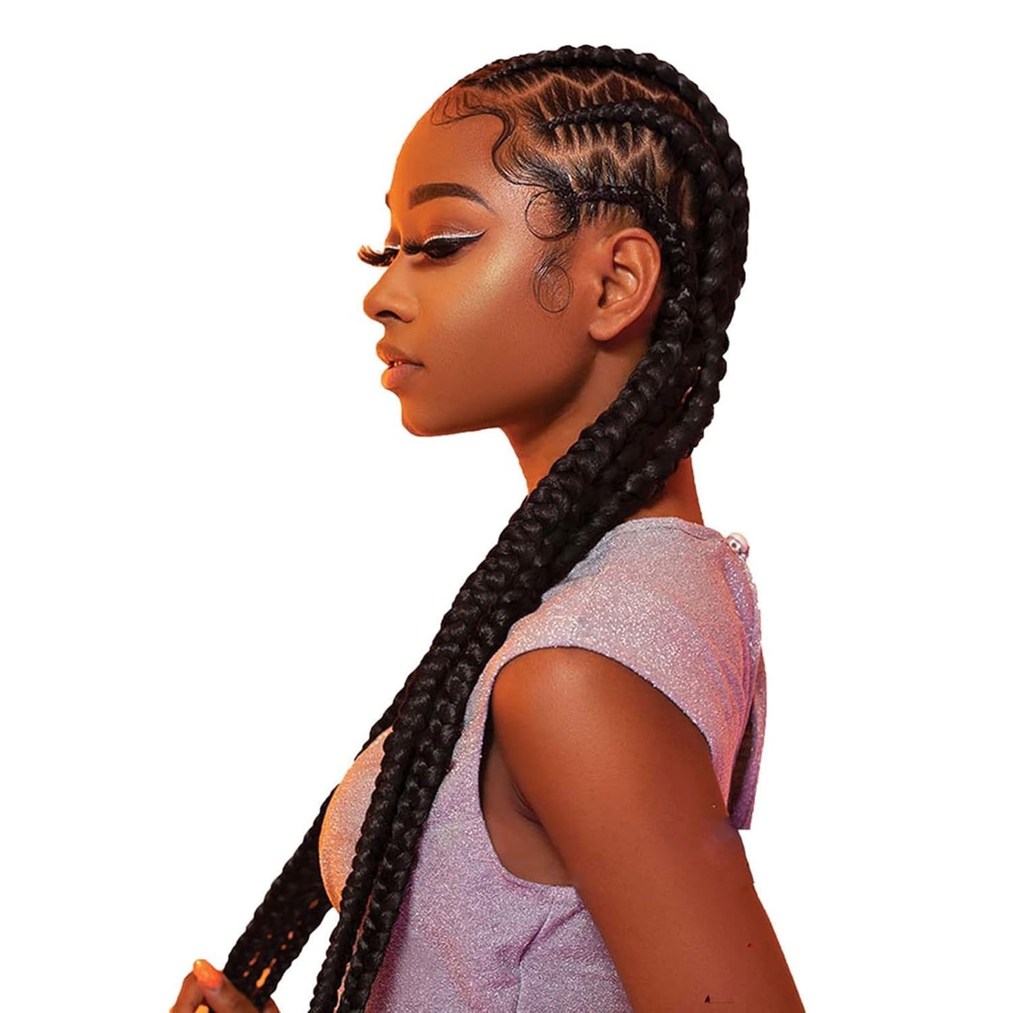 Sensationnel Xpression prestretched braiding hair - 3x xpression 58-inch flame retardant smooth yaki braid - 3x x-pression 58 inch (1 pack, BG BURGANDY)