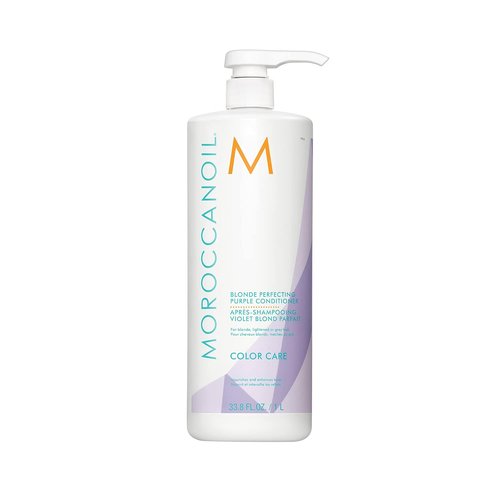 Moroccanoil Blonde Perfecting Purple Conditioner - Nourishing Formula for Brighter Blonde Hair