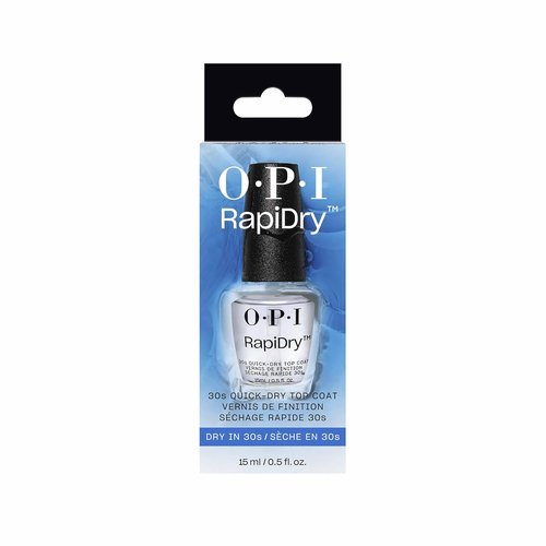 OPI Nail Lacquer Top Coat - Clear Nail Polish for High Shine & Long-Lasting Protection | Quick Drying, Chip Resistant